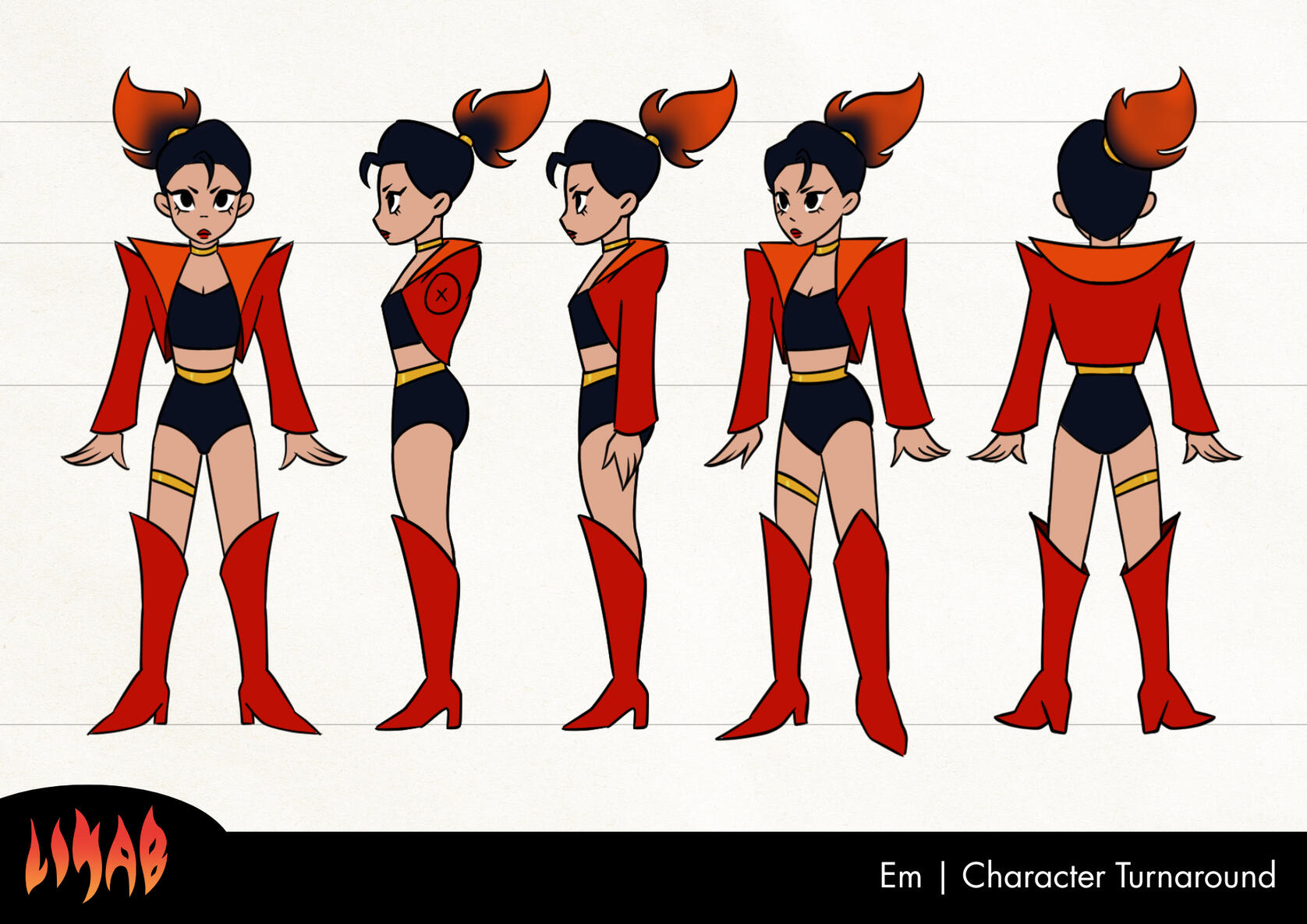 Em Character Turnaround