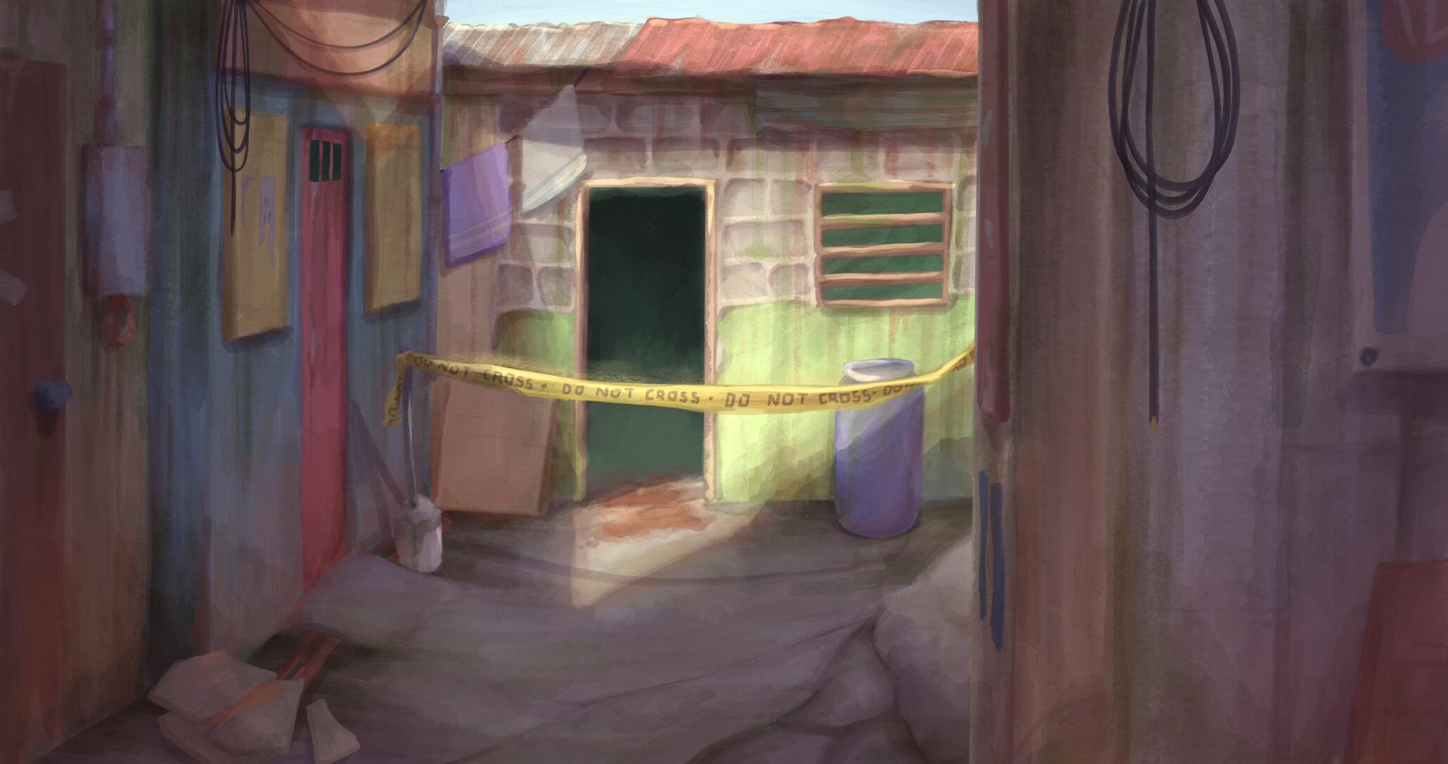 Isa's House (Exterior, Day)