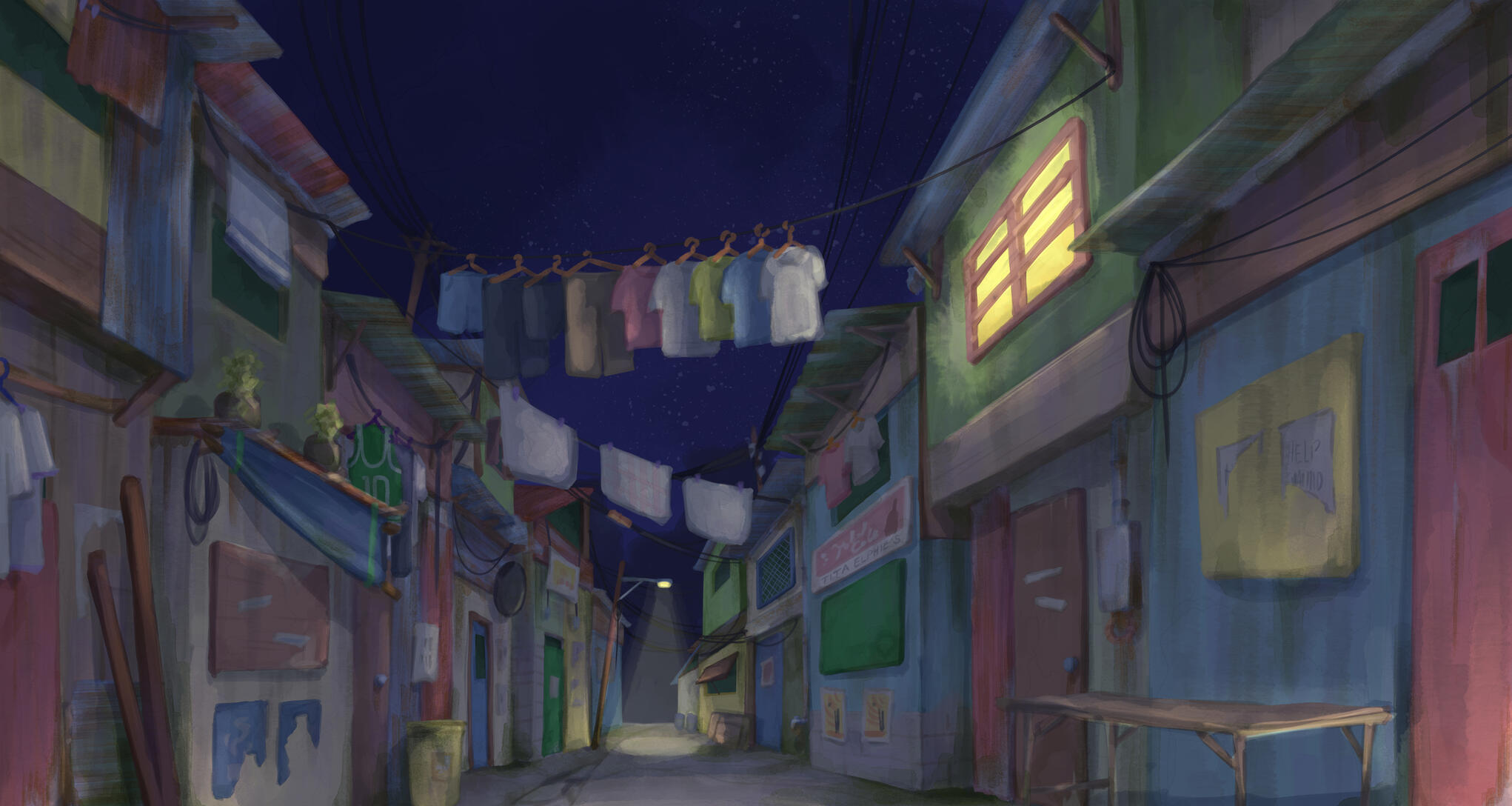 Isa's Street (Night)